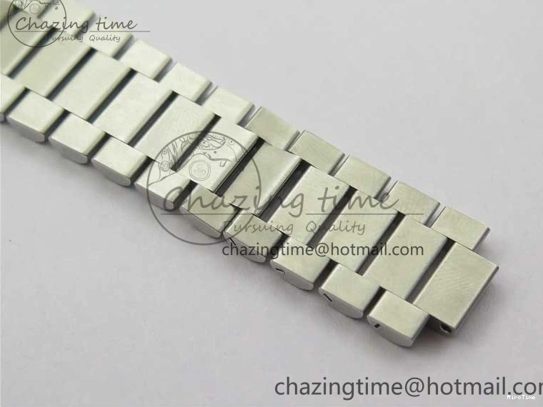 MiroTime 0128 Day-Date 36mm 128239 SS Crystal BP Best Edition White MOP Crystal Marker Dial on SS President Bracelet A MoistureWicking 2682